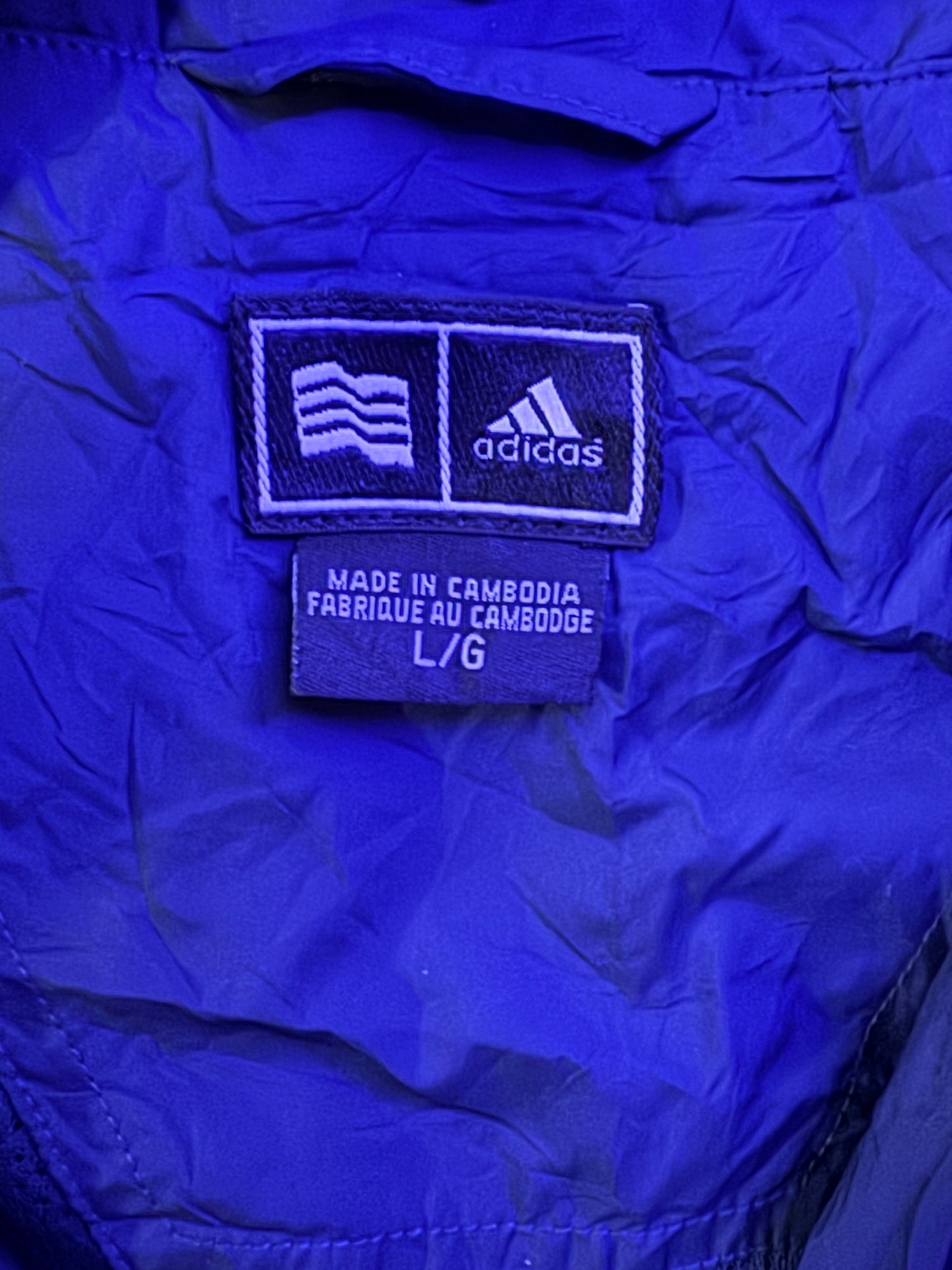 Adidas Half Zip Short Sleeve Windbreaker (L)