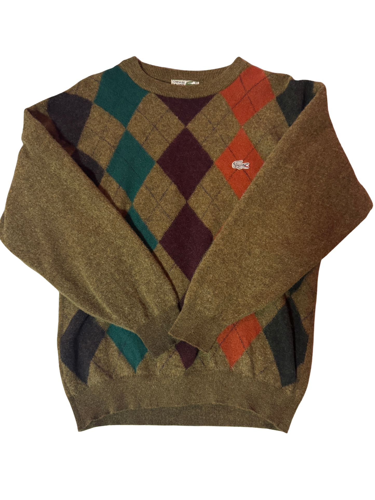 Lacoste Vintage Sweatshirt 100% Cotton (M)