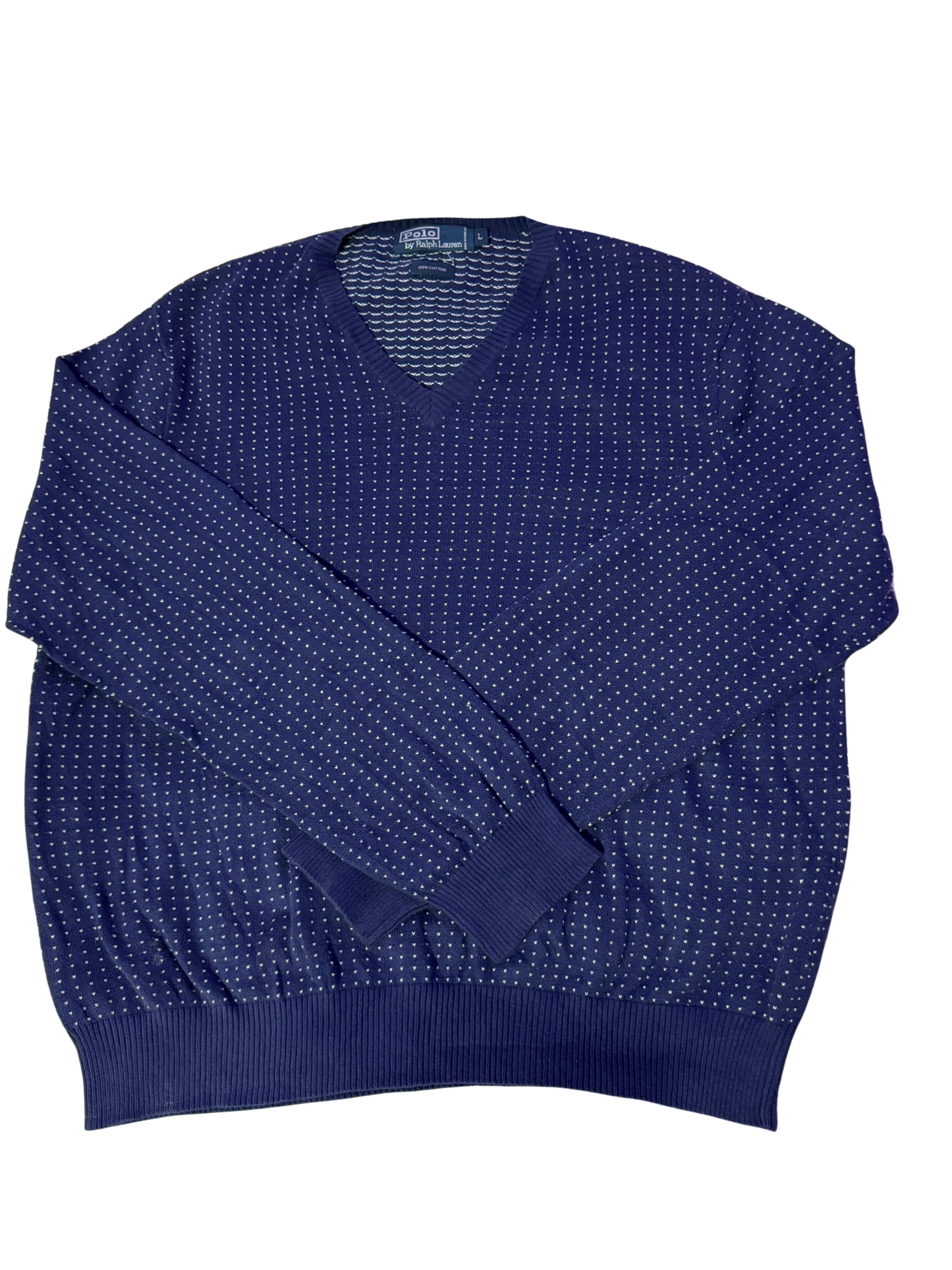 Polo Ralph Lauren V-Neck Sweater (L)
